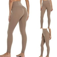 Ljetno ponuda za čišćenje zpanxa joga hlače gamaše za žene, visoki struk čvrste boje uska fitness joga