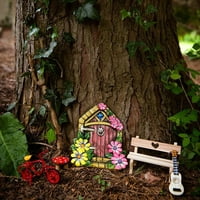 Apepal Sajke za drveće vanjske minijaturne vijske od vrata za ukrašavanje drveća Sajke Vrtni dodaci