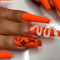 Čari za nokte, za akrilne nokte, rhinestones zmijski čari za nokte za 3D umjetnički ukras za nokte