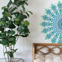 Prekrasan Mehndi uzorak Lotus naljepnice za zidne naljepnice za dnevnu sobu A 30 *