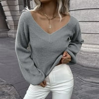 PIMFYLM ženski pulover džemperi pulover DUGE SRESSY GREY M