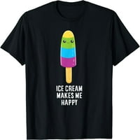 Sladoled me čini sretnom ljetnom sladoledom majicom