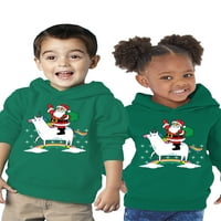 Neugodni stilovi ružna božićna kapuljača za dječake Djevojke Toddler Funny Xmas Tuxedo dukserica