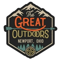 Newport Ohio Veliki na otvorenom dizajn naljepnica vinilne naljepnice