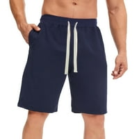 Elaililye modni muški kratke hlače Ležerni džep elastični struk ravna polovina kratkih hlača Sport