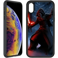 Kompatibilan sa iPhone XR Telefon Case Matte Hard Back & Soft Edge -Star Wars Darth Vader 3YN399