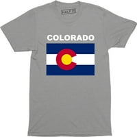 Pola ga muškaraca Colorado zastave Denver muške majice