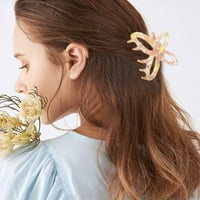 Randolph šareni sisetični leptir za kosu elegantni izdubljeni dizajn za žene