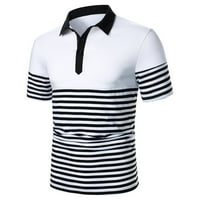 Muški polo majice Redovna fit preferirana odjeća na otvorenom sportska majica za golf bijela s