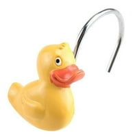 Agpptek Home Fassions Yellow Duck Anti hrđe ukrasne patke smole za kupatilo za tuš za tuširanje, spavaća