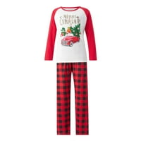 Usklađivanje porodične pidžame za žene Muška djeca Baby Božićni odmor Pamuk PJS odjeća mama i tata pidžamas