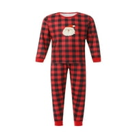 Amiliee Christmas Pajamas Porodica Porodica Spavaće odjeće Xmas Nightgown Nightneward Outfit