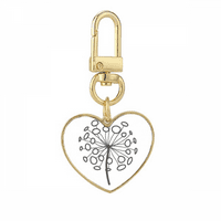 Ornamentalni cvijet s maslački zlatni kvotni ključ za ključeve