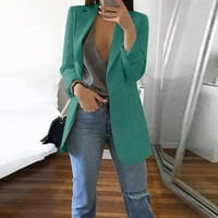 Kaputi za žene Ležerne prilike sa sobnim bojama Kardigan sa džepnim reverlima dugih rukava XL