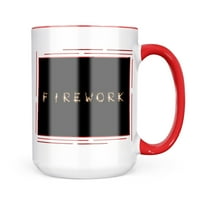 Neonblond vatromet Vatromet Poklon za ljubitelje čaja za kavu
