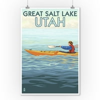 Sjajno slano jezero, Utah, kajak scena