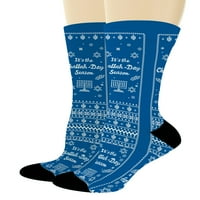 Thisweard Pokloni Darovi IT-ove čarape za sezone Chanukah poklon Chanukah Socks 1-par Novelty čarape