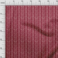 Onuone svilena tabby crvena blok tkanina za obrtna projekta Dekor tkanina štampan od dvorišta široko-3Y