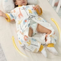 Novorođene dječje dječje dječje djevojke pamučni patentni zatvarač swaddle pokrivač zamotavanje za spavanje