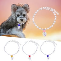 Lomubue kućne ogrlice za hvatanje očiju Izvrsni elegantni kućni ljubimac mačjski pas lažni biserni ovratnik