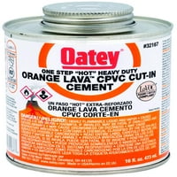 Nova oatey vruća narančasta lava cement CPVC vruće orng lava unca, svaki