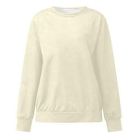 SNGXGN WOMENS dukserica Četvrti Zip Lagani pulover casual boja blok Tunic Tunts Pulover Duweatshirt