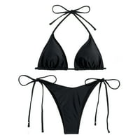 Modne žene Seksi solidni bander kupaći kostimi Bikini Split kupaći kostimi