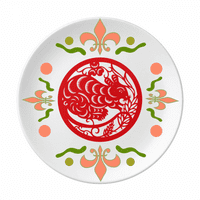 Kamion od papira za štakor Kina Zodijak umjetnička cvijeća keramika ploča tabela posuđe za večeru