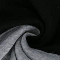 Ženske casual dukseve labavi pulover dugih rukava za žene crne veličine S