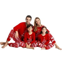 Božićna pamučna odjeća za porodičnu opremu Pajamas Set Woman & Man Loungewear