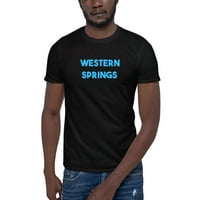 3xl Blue Western Springs kratki rukav pamuk majica po nedefiniranim poklonima