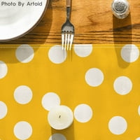 Buffalo plaid luk kravata pčela točkica ljetni stol trkač sezonski kuhinjski trpezarijski stol ukras