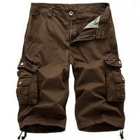 Zkozptok muški kratke hlače Plus veličine Casual Solid Boja na otvorenom Teretna kratke hlače Pocket