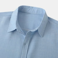 HFYIHGF muške košulje od pamučne pamučne pamučne majice u obliku kratkih rukava s majicama poslovnih