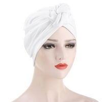 Betiyuaoe Head Wit za žene muslimanska turbana kapu Cher Chemo Cap zamotaj za kosu