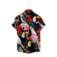 Cvijeće Ljeto Moda 3D košulje Dječaci Muška prevelika plaža Dječja majica Kratki rukav Ispis Havajski