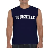 Normalno je dosadno - muške grafičke majice bez rukava, do muškaraca veličine 3xl - Louisville