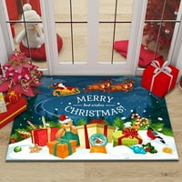 Božićni ukrasni vratima bez klizanja unutarnji vanjski ulazni vrata kupaonica ulaz u prostirke tepih