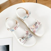 Caicj ženske cipele sandale za žene slatke ljetne perle boje boemske sandale cvijeće rhinestone elastične