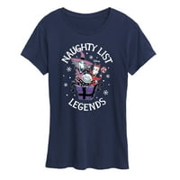 Noćna mora prije Božića - Naughty List Legende - Ženska grafička majica kratkih rukava