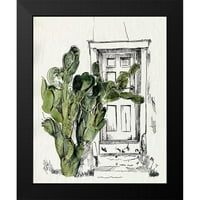 Parker, Jennifer Paxton Black Moderni uokvireni muzej Art Print pod nazivom - Kaktus vrata I