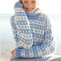 Viikei Cardigan džemperi za žene prevelizirani džemperi za žene dame modni casual visoke boje vitkih