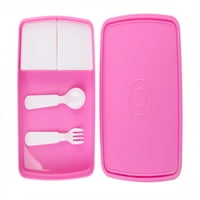 Klovijeri - 7 9 ružičaste djevojke plastične za višekratnu upotrebu Bento ručka kutija za ručak