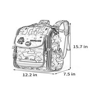 Grianlook unise torba protiv krađe daypack Multi džepovi ruksak na otvorenom ruksakska pješaštvo ražnja