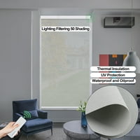 Keego valjka za sunčanje motorizirani žaluzi pametni slijepo svjetlo filtriranje prozora valjka za prozor