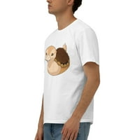 Muška avatar kornjača Duck Službena košulja Summer Crew vrat kratkih rukava majice X-Veliki bijeli
