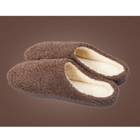 TENMI MENS Fuzzy Sliper klizanje na kućnim cipelama Fluffy plišani papuče Ugodna topla zima casual lagana