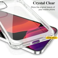 Kružite Crystal Clear Case Kompatibilan sa iPhone 13, ne-žutilačkim udarnim zaštitnim telefonom Slim