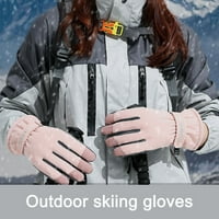 Wmkox8yii Ženske rukavice na dodirnim ekranom tople rukavice Vodootporni i hladno-otporni plus baršunasti