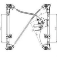 -Parts Zamjena za - Ford F- motor i montaža motora i regulatora - prednja desna strana - 4L3Z CA za